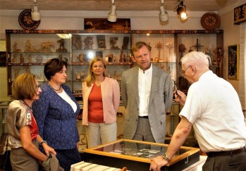Loreta Graužinienė , Seimas Speaker; &amp; Šarūnas Birutis, Minister of Culture, Republic of Lithuania - 07-1-2016 - Lith National Dance Festival #3